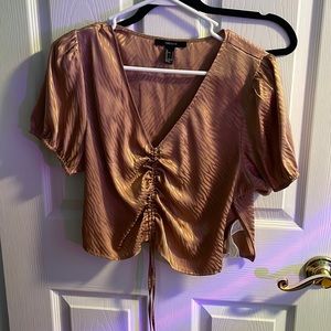 Satin shirt from forever 21
